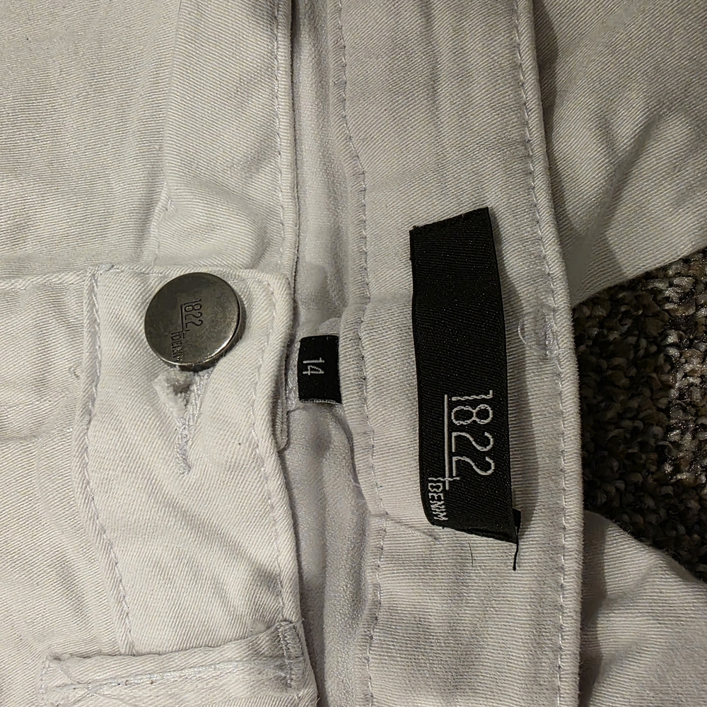 1822 Denim Women's White Jeans Jeggings